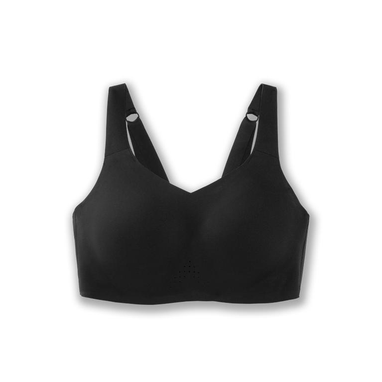 Brooks Dare Underwire Running Bra - Women's - Black (90675-IHAM)